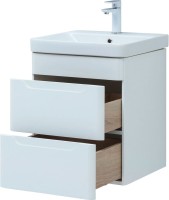 Тумба с раковиной Aquanet София 50 2 ящика