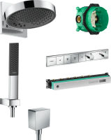 Душевой комплект Hansgrohe Rainfinity 250 (3 jet) 26232000 + 26857000 + 26455000 + 15382000