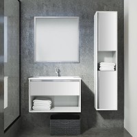 Мебель для ванной комнаты Sanvit Контур 75 белая глянцевая