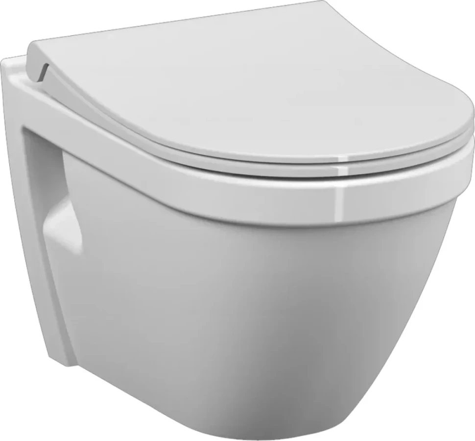 Комплект Унитаз подвесной VitrA S50 7740B003-0850 с бидеткой + Крышка 801-003-019 с микролифтом + Инсталляция Geberit Duofix Delta 458.149.21.1 с кнопкой смыва, хром + Звукоизоляция