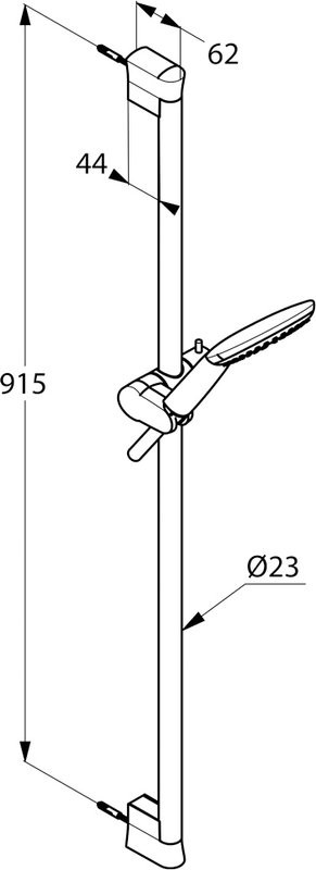 Душевой гарнитур Kludi Freshline 1S 6784005-00