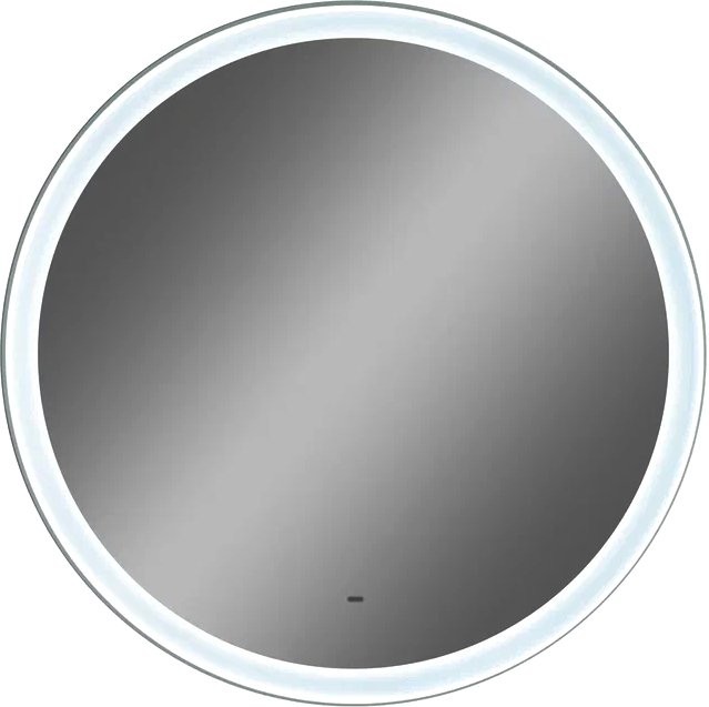 Зеркало круглое CONTINENT Planet 70, с подсветкой, белое
