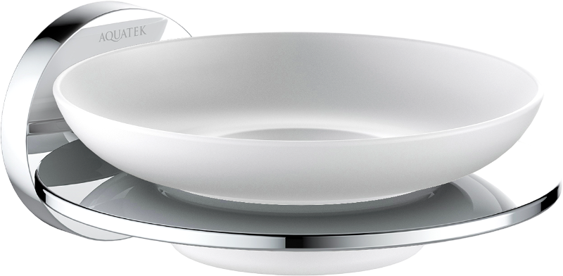 Набор Стакан AQUATEK Оберон AQ4204CR + Мыльница AQ4203CR