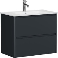 Тумба под раковину без столешницы Allen Brau Gravity 80 2 ящика, матовый антрацит