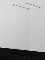 Душевая перегородка Wasserkraft Vechte 60W 60W39GR 90 см, стабилизатор графит, стекло прозрачное