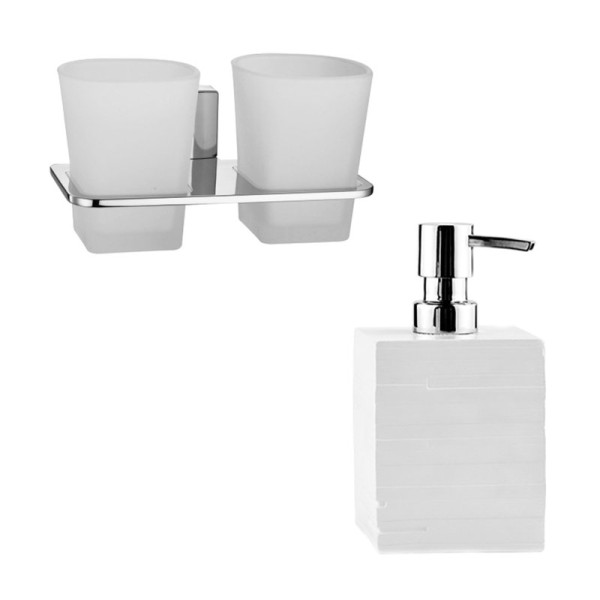 Набор Стакан Wasserkraft Leine K-5028D + Дозатор K-3899