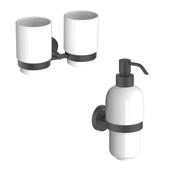 Набор Стакан AQUATEK Бетта AQ4617MB + Дозатор AQ4605MB