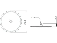 Верхний душ Remer SS357UFM25X Верхний душ Remer SS357UFM25X