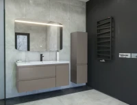 Тумба с раковиной Caprigo Forte 120 R подвесная, айрон