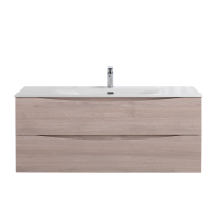 Тумба с раковиной BelBagno Marino-cer-n 120 подвесная, rovere grigio
