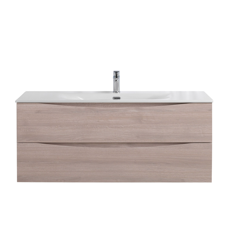 Тумба с раковиной BelBagno Marino-cer-n 120 подвесная, rovere grigio