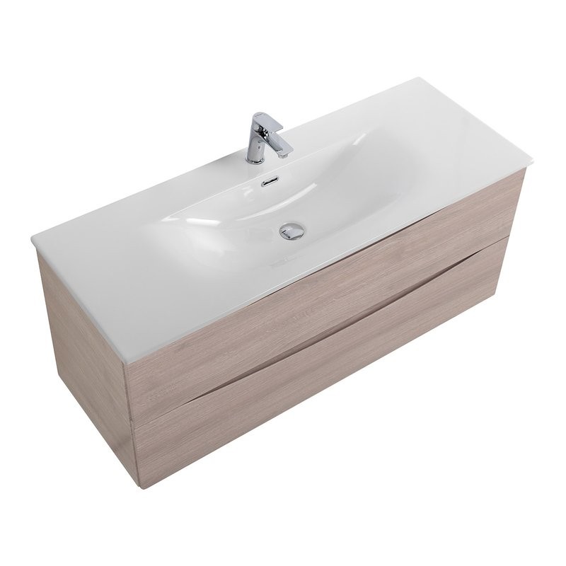 Тумба с раковиной BelBagno Marino-cer-n 120 подвесная, rovere grigio