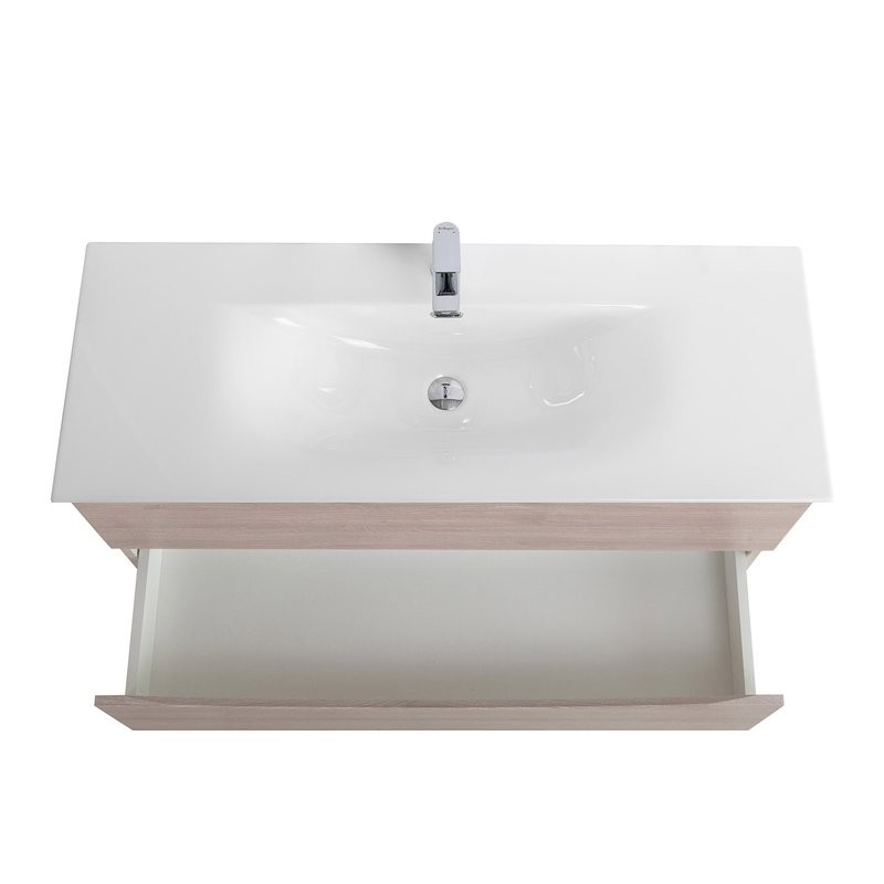 Тумба с раковиной BelBagno Marino-cer-n 120 подвесная, rovere grigio