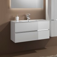 Тумба с раковиной Sanvit Кубэ -2 60 белый глянец