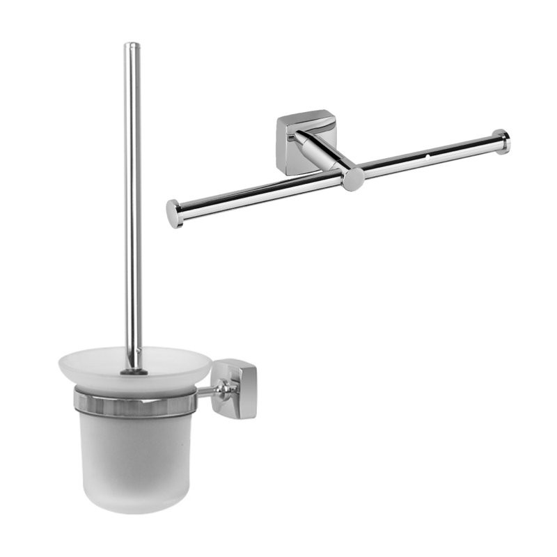 Набор Держатель Fixsen Kvadro 61310D + Ершик 61313