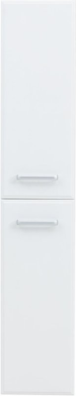 Шкаф-пенал для ванной Aquanet Лукка белый глянцевый