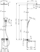 Душевая стойка Lemark Tropic LM7004CS