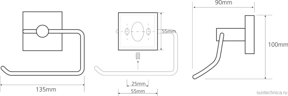 Набор Держатель Bemeta Beta 132112042 + Ершик 132113012