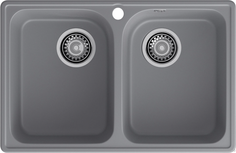Комплект Мойка GranFest Quarz 15 темно-серая + Смеситель MEGA Mega