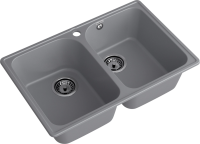Комплект Мойка GranFest Quarz 15 темно-серая + Смеситель MEGA Mega Комплект Мойка GranFest Quarz 15 темно-серая + Смеситель MEGA Mega
