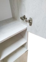 Шкаф-пенал для ванной Comforty Верона 35 белый дуб