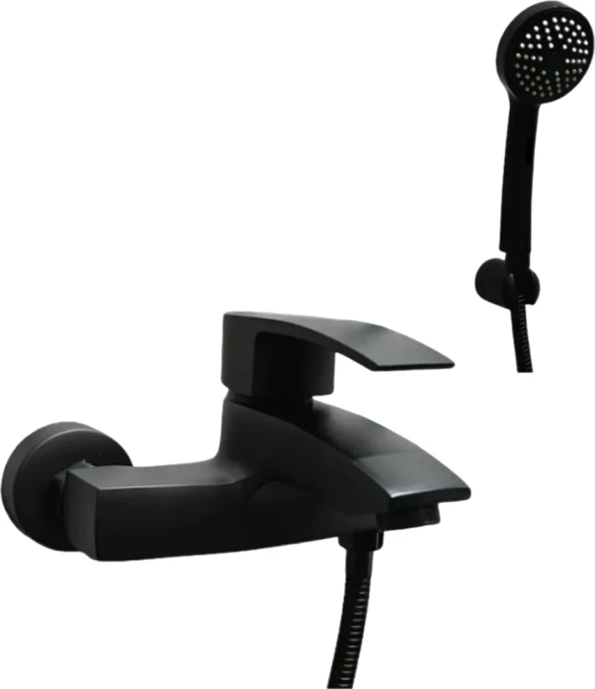 Смеситель для ванны с душем D-lin D130365-A черный