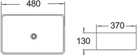 Накладная раковина SantiLine SL-1010MB
