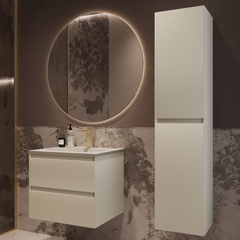 Тумба под раковину без столешницы Vincea Welle 60 m.beige soft-touch