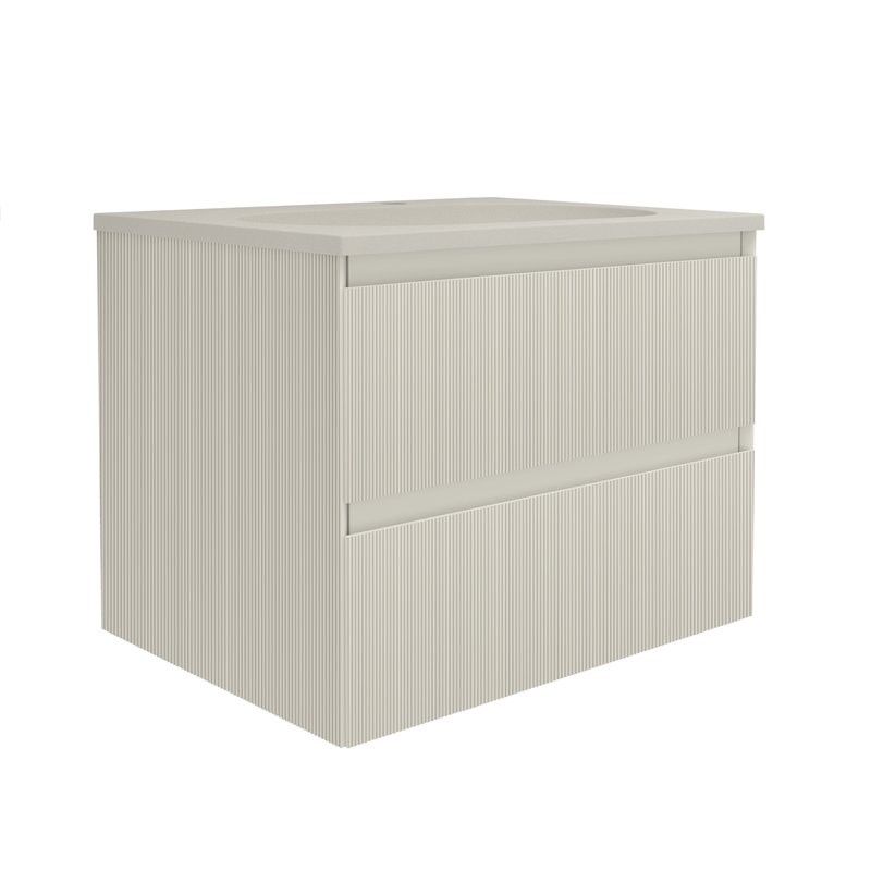 Тумба под раковину без столешницы Vincea Welle 60 m.beige soft-touch