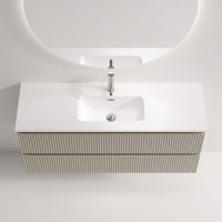 Мебель для ванной комнаты Sancos Snob R 120 Beige Soft, раковина CN7028