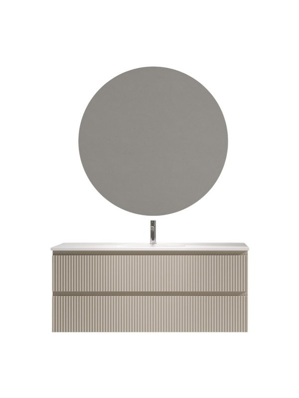 Мебель для ванной комнаты Sancos Snob R 120 Beige Soft, раковина CN7028