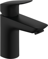 Смеситель для раковины Hansgrohe Logis 100 71101670 матовый черный