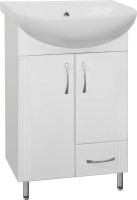 Тумба с раковиной Style Line Эко Стандарт №10 50 белая Тумба с раковиной Style Line Эко Стандарт №10 50 белая