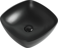 Накладная раковина Aquanet Trend 1-МВ черная матовая