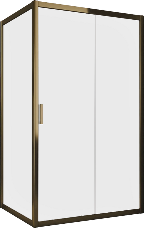 Душевой уголок Vegas Glass ZP+ZPV Tur Novo h1900 130*70 05 10 профиль бронза, стекло сатин