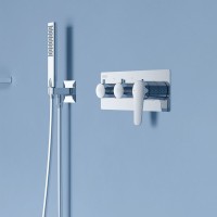 Душевой комплект Teska Euro X EX3760 С ВНУТРЕННЕЙ ЧАСТЬЮ, хром