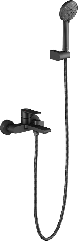 Смеситель для ванны с душем AQUATEK Лира AQ1449MB матовый черный