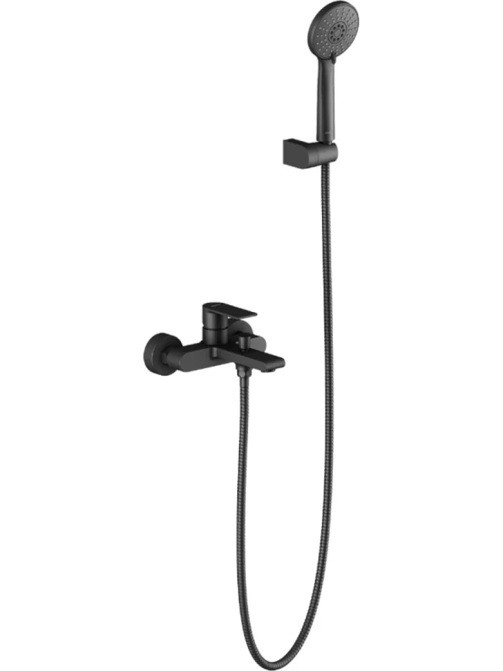 Смеситель для ванны с душем AQUATEK Лира AQ1449MB матовый черный