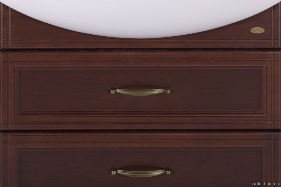 Мебель для ванной комнаты ASB-Woodline Берта 85 орех антикварный