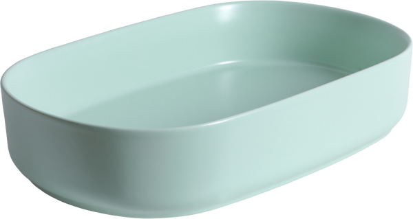 Накладная раковина Allen Brau Fantasy Oval 55x36, мятная