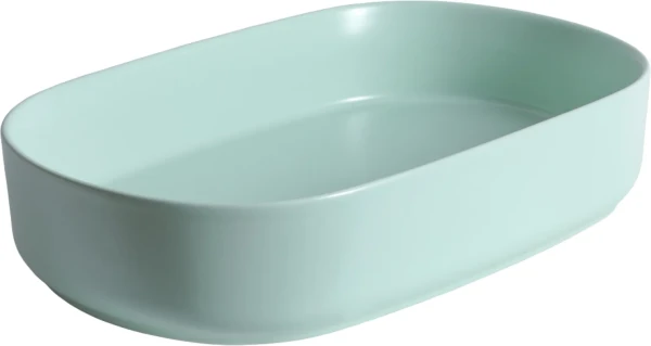 Накладная раковина Allen Brau Fantasy Oval 55x36, мятная