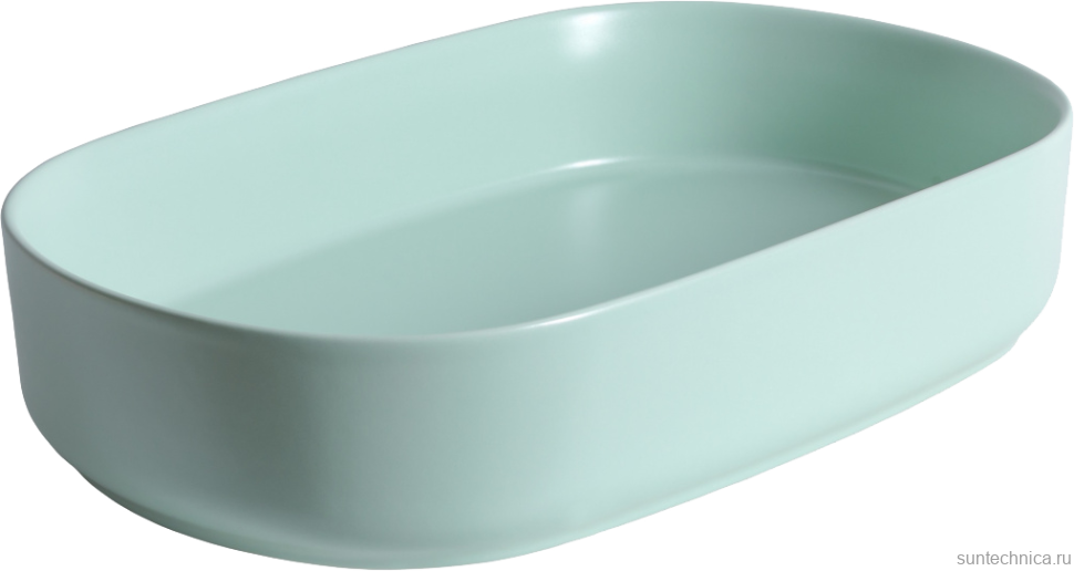 Накладная раковина Allen Brau Fantasy Oval 55x36, мятная