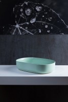 Накладная раковина Allen Brau Fantasy Oval 55x36, мятная