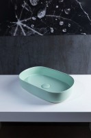 Накладная раковина Allen Brau Fantasy Oval 55x36, мятная