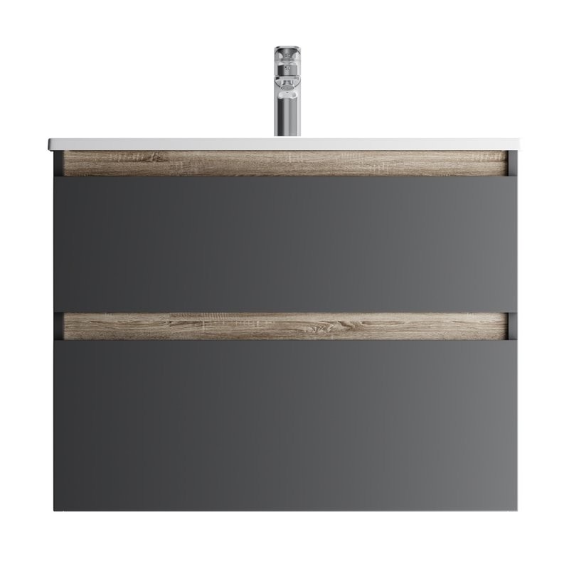 Тумба под раковину без столешницы AM.PM X-Joy 80, подвесная, черная матовая