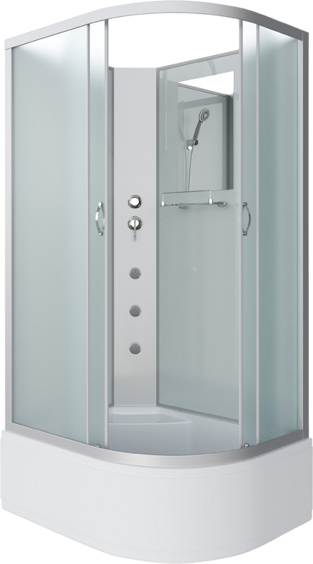 Душевая кабина Niagara Classic NG-2310-14LBKG 120х80 см, без крыши, с гидромассажем