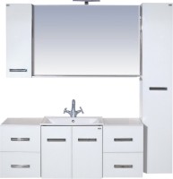 Тумба Misty Атланта 38 белая, со столешницей Тумба Misty Атланта 38 белая, со столешницей