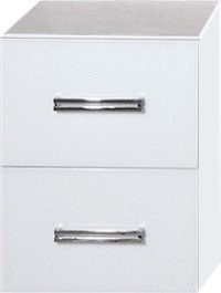 Тумба Misty Атланта 38 белая, со столешницей