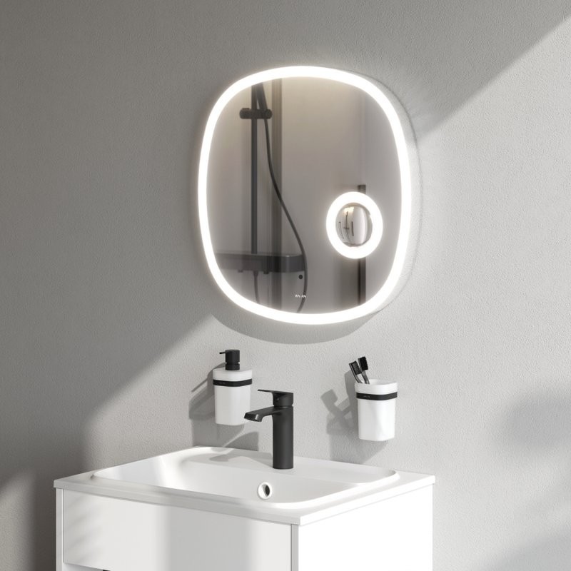 Зеркало AM.PM Func 55 с подсветкой светодиодной, ИК сенсором и косметическим зеркалом