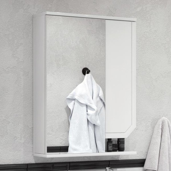 Зеркало-шкаф Corozo Сириус 55 белое